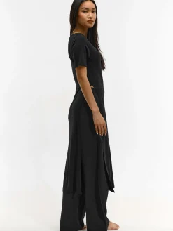 GATE Długi top z rozcięciem| Koszulki I Topy·Topy