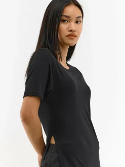 GATE Długi top z rozcięciem| Koszulki I Topy·Topy