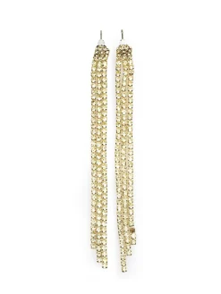 GATE Długie wiszące kolczyki z kryształkami| Akcesoria·Biżuteria