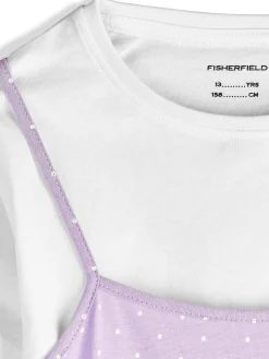 GATE Dwuczęściowy komplet składający się z sukienki i koszulki|Dzieci Dziewczynki·Koszulki I Topy|Dziewczynki·Sukienki