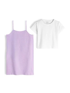 GATE Dwuczęściowy komplet składający się z sukienki i koszulki|Dzieci Dziewczynki·Koszulki I Topy|Dziewczynki·Sukienki