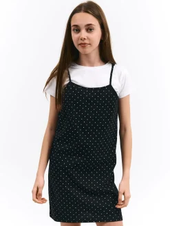 GATE Dwuczęściowy komplet składający się z sukienki i koszulki|Dzieci Dziewczynki·Koszulki I Topy|Dziewczynki·Sukienki