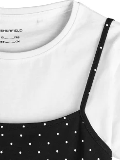 GATE Dwuczęściowy komplet składający się z sukienki i koszulki|Dzieci Dziewczynki·Koszulki I Topy|Dziewczynki·Sukienki