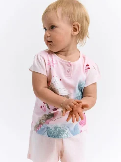 GATE Dwuczęściowy zestaw Kraina Lodu|Dzieci Dziewczynki·Bielizna|Dziewczynki·Koszulki I Topy