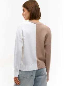 GATE Dwukolorowy sweter| Swetry I Bluzy·Swetry