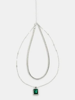 GATE Dwurzędowy naszyjnik z zawieszką| Akcesoria·Biżuteria