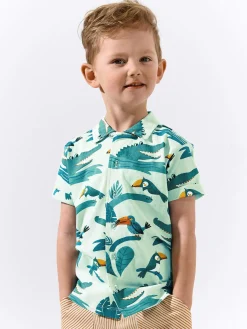 GATE Dzianinowa koszula z nadrukiem|Dzieci Chłopcy·Koszule|Chłopcy·Koszulki