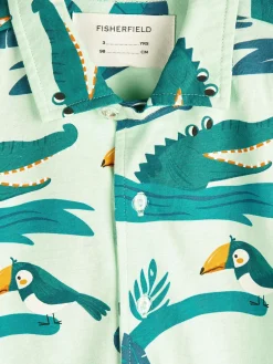 GATE Dzianinowa koszula z nadrukiem|Dzieci Chłopcy·Koszule|Chłopcy·Koszulki