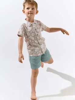 GATE Dzianinowa koszula z nadrukiem|Dzieci Chłopcy·Koszule|Chłopcy·Koszulki