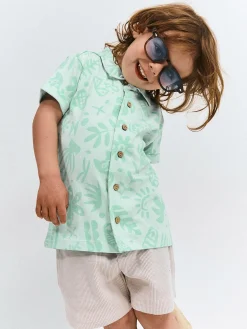 GATE Dzianinowa koszula z nadrukiem|Dzieci Chłopcy·Koszule|Chłopcy·Koszulki