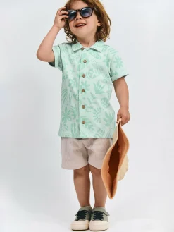 GATE Dzianinowa koszula z nadrukiem|Dzieci Chłopcy·Koszule|Chłopcy·Koszulki