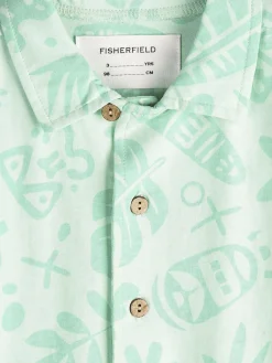 GATE Dzianinowa koszula z nadrukiem|Dzieci Chłopcy·Koszule|Chłopcy·Koszulki