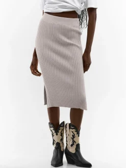 GATE Dzianinowa spódnica midi| Kategorie·Spódnice ☀️