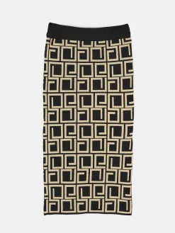 GATE Dzianinowa spódnica midi| Kategorie·Spódnice ☀️