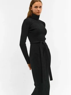 GATE Dzianinowa sukienka damska z paskiem| Kategorie·Sukienki