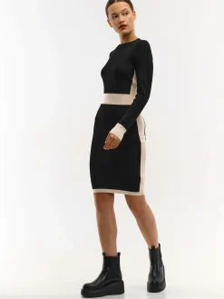 GATE Dzianinowa sukienka damska| Kategorie·Sukienki