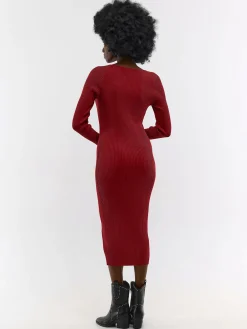 GATE Dzianinowa sukienka damska| Kategorie·Sukienki