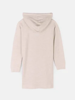 GATE Dzianinowa sukienka dresowa z kapturem dla dziewczynki|Dzieci Dziewczynki·Sukienki