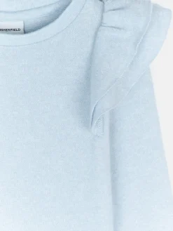 GATE Dzianinowa sukienka dziewczęca z falbankami|Dzieci Dziewczynki·Sukienki