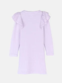 GATE Dzianinowa sukienka dziewczęca z falbankami|Dzieci Dziewczynki·Sukienki