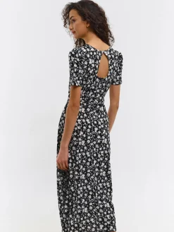 GATE Dzianinowa sukienka midi| Kategorie·Sukienki