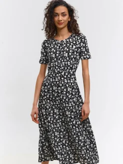 GATE Dzianinowa sukienka midi| Kategorie·Sukienki