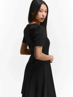 GATE Dzianinowa sukienka w kształcie litery A| Kategorie·Sukienki