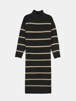 GATE Dzianinowa sukienka w paski| Kategorie·Sukienki