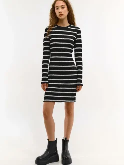 GATE Dzianinowa sukienka z długim rękawem| Kategorie·Sukienki