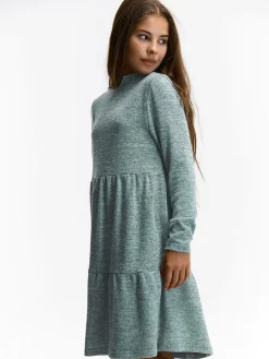 GATE Dzianinowa sukienka z długim rękawem dla dziewczynki|Dzieci Dziewczynki·Sukienki
