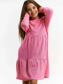 GATE Dzianinowa sukienka z długim rękawem dla dziewczynki|Dzieci Dziewczynki·Sukienki