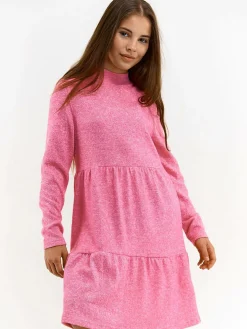 GATE Dzianinowa sukienka z długim rękawem dla dziewczynki|Dzieci Dziewczynki·Sukienki