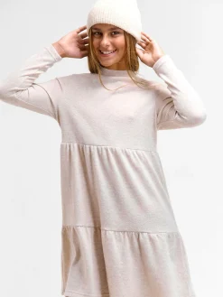 GATE Dzianinowa sukienka z długim rękawem dla dziewczynki|Dzieci Dziewczynki·Sukienki