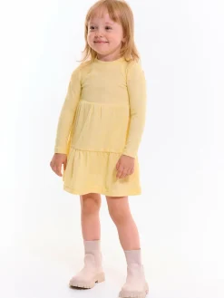 GATE Dzianinowa sukienka z długim rękawem dla dziewczynki|Dzieci Dziewczynki·Sukienki