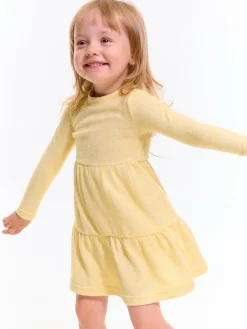 GATE Dzianinowa sukienka z długim rękawem dla dziewczynki|Dzieci Dziewczynki·Sukienki