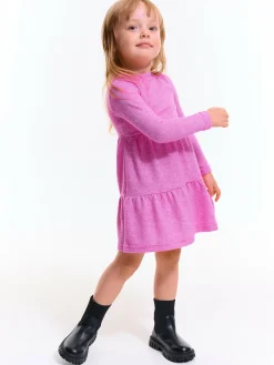 GATE Dzianinowa sukienka z długim rękawem dla dziewczynki|Dzieci Dziewczynki·Sukienki