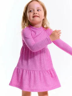 GATE Dzianinowa sukienka z długim rękawem dla dziewczynki|Dzieci Dziewczynki·Sukienki
