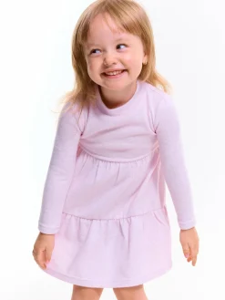 GATE Dzianinowa sukienka z długim rękawem dla dziewczynki|Dzieci Dziewczynki·Sukienki