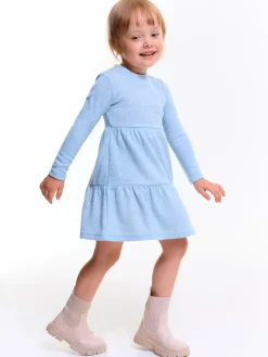 GATE Dzianinowa sukienka z długim rękawem dla dziewczynki|Dzieci Dziewczynki·Sukienki