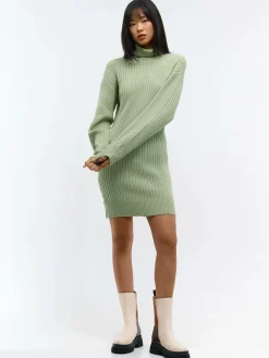 GATE Dzianinowa sukienka z golfem| Kategorie·Sukienki