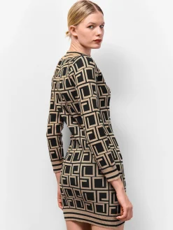 GATE Dzianinowa sukienka z golfem| Kategorie·Sukienki