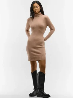 GATE Dzianinowa sukienka z golfem| Kategorie·Sukienki