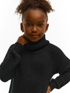 GATE Dzianinowa sukienka z golfem|Dzieci Dziewczynki·Sukienki