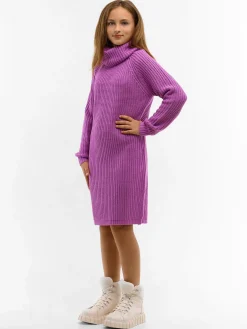 GATE Dzianinowa sukienka z golfem|Dzieci Dziewczynki·Sukienki