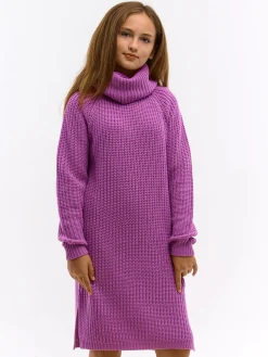 GATE Dzianinowa sukienka z golfem|Dzieci Dziewczynki·Sukienki