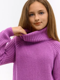 GATE Dzianinowa sukienka z golfem|Dzieci Dziewczynki·Sukienki