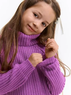 GATE Dzianinowa sukienka z golfem|Dzieci Dziewczynki·Sukienki