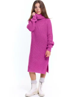 GATE Dzianinowa sukienka z golfem|Dzieci Dziewczynki·Sukienki