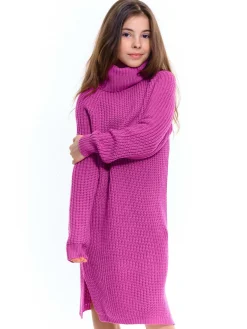 GATE Dzianinowa sukienka z golfem|Dzieci Dziewczynki·Sukienki