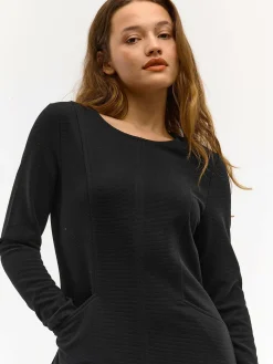 GATE Dzianinowa sukienka z kieszeniami| Kategorie·Sukienki